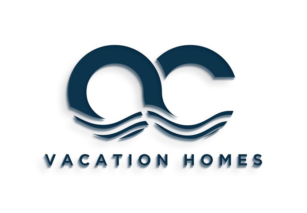 Ocean City Vacation Homes brand mark as applied to the Knokx-built direct-booking website