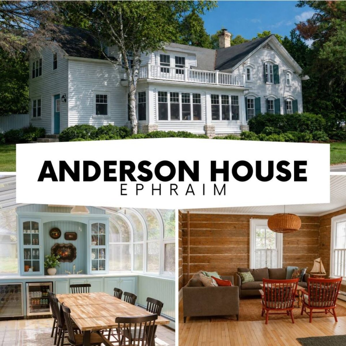 Anderson House — Northern Door Vacations listing in Ephraim, Door County