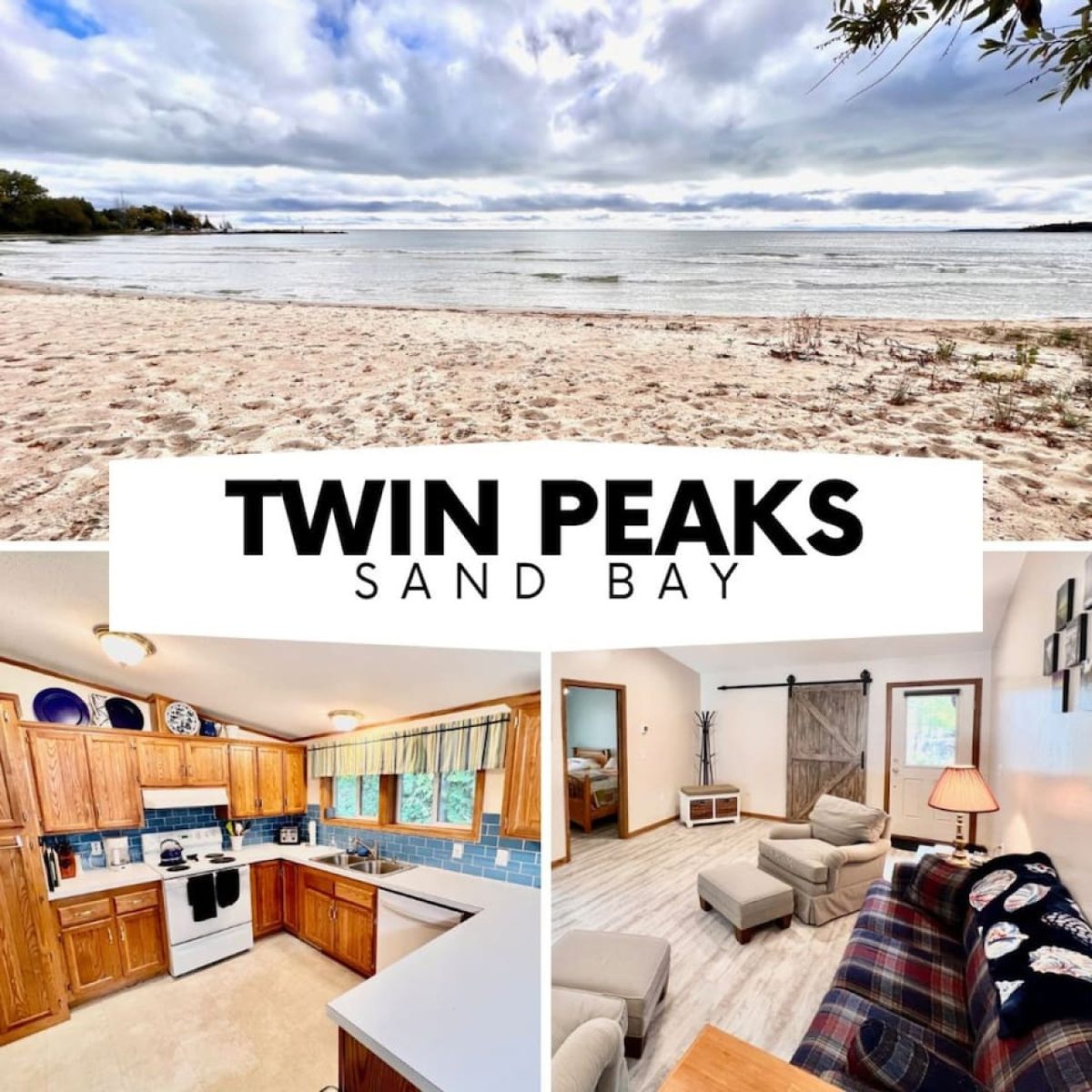 Twin Peaks on Sand Bay — Northern Door Vacations listing in Door County, Wisconsin