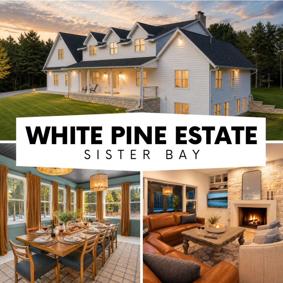 White Pine Estate — Northern Door Vacations listing in Sister Bay, Door County