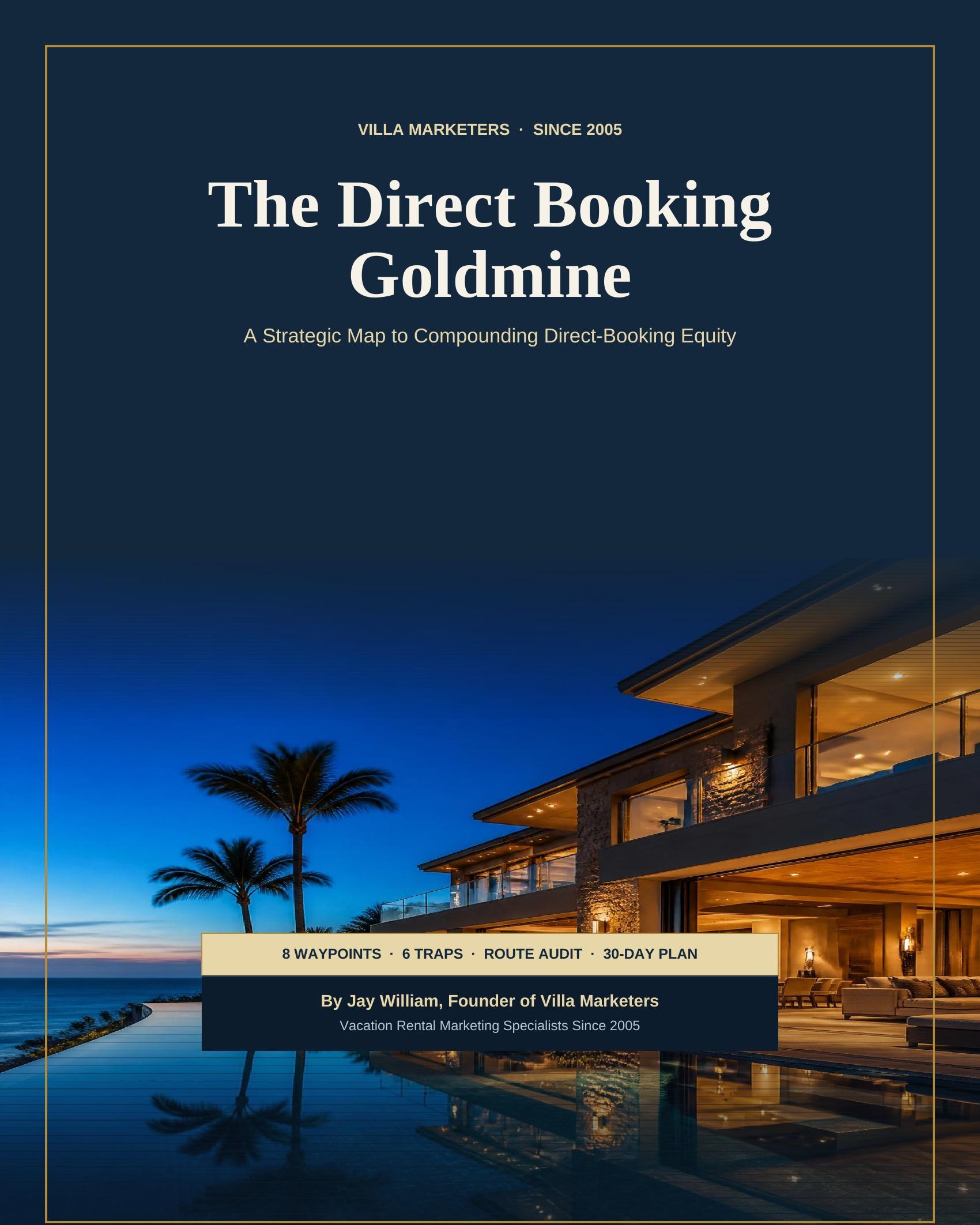 The Direct Booking Goldmine — strategic map guide cover