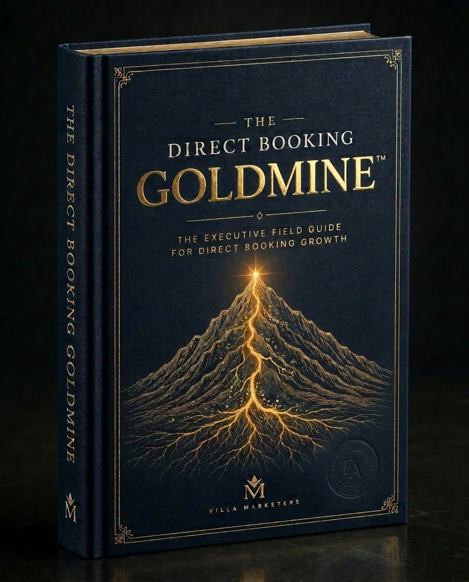 The Direct Booking Goldmine — a premium hardcover strategic field guide
