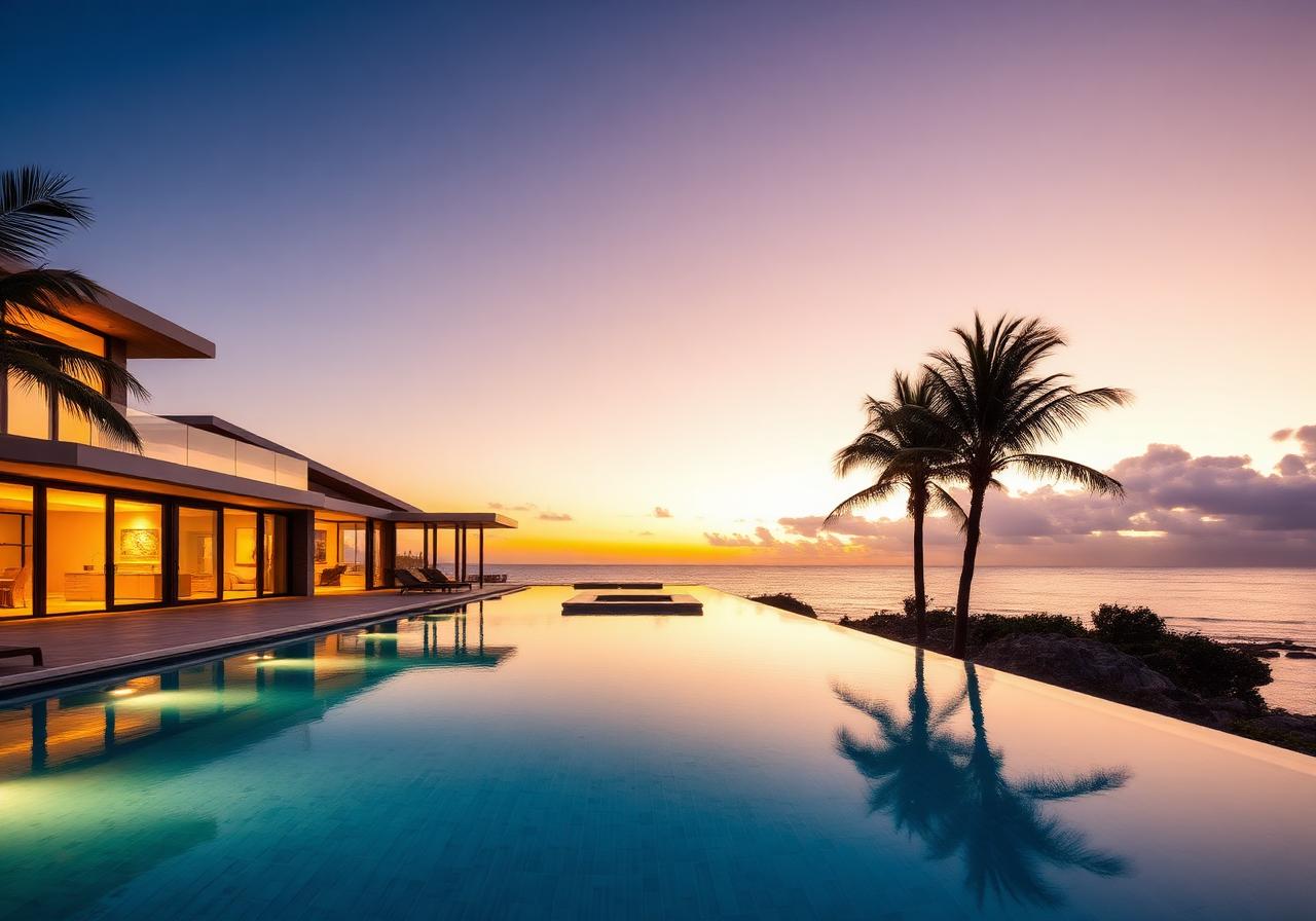 Premium direct-booking hospitality website concept shown inside Villa Marketers growth system